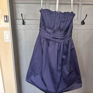 David's Bridal Ruched Strapless A-line Dress